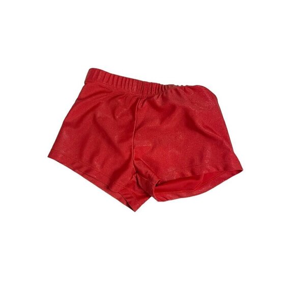 Abercrombie/ Cat & Jack Girls 6 Lot of 3 Bike Shorts Black Red Athletic Stretch - Picture 4 of 6
